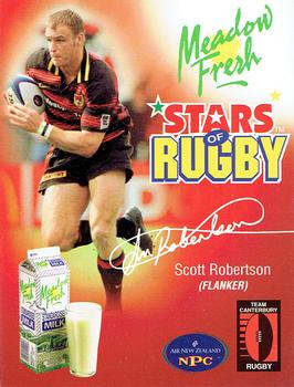 1999 Meadow Fresh Milk South Island Stars of Rugby #NNO Scott Robertson Front